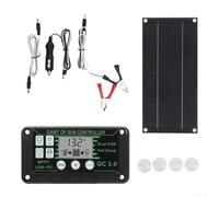 Kit de panel solar monocristalino de 600 W N68R con controlador de carga de 100 A para instalaciones solares marinas y remolques RV