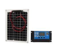 Kit de Panel Solar Plegable Portátil 15W DC 12V 24V 50A IP67 Cargador Monocristalino Flexible para Teléfonos AGM RV Camping Van