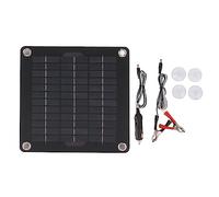 Kit de panel solar portátil de 10 W, cargador de batería de coche solar de alta eficiencia para tractor de motocicleta, material de silicio monocristalino