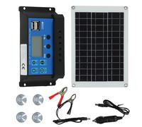 Kit de panel solar portátil para todas tus aventuras al aire libre, cargador solar de alta on dos puertos USB hembra, controlador solar
