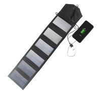 Kit de panel solar portátil ZOUPW 100W - con controlador PWM de 20A para alimentación de batería de 12V - Estación IP68 Impermeable 23,5% de eficiencia Templada - Vidrio RV Camping Off Grid Mochilero