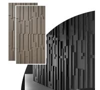 Kit de paneles de pared 3D para una fácil instalación, elegante decoración interior y exterior para pasillos, baños, salas de estar y más, mejora tu espacio hoy