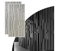 Kit de paneles de pared 3D para una fácil instalación, elegante decoración interior y exterior para pasillos, baños, salas de estar y más, mejora tu espacio hoy