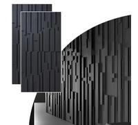 Kit de paneles de pared 3D para una fácil instalación, elegante decoración interior y exterior para pasillos, baños, salas de estar y más, mejora tu espacio hoy