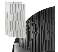 Kit de paneles de pared 3D para una fácil instalación, elegante decoración interior y exterior para pasillos, baños, salas de estar y más, mejora tu espacio hoy