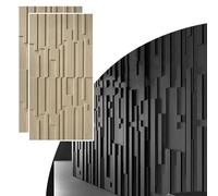 Kit de paneles de pared 3D para una fácil instalación, elegante decoración interior y exterior para pasillos, baños, salas de estar y más, mejora tu espacio hoy