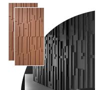 Kit de paneles de pared 3D para una fácil instalación, elegante decoración interior y exterior para pasillos, baños, salas de estar y más, mejora tu espacio hoy