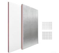Kit de paneles de sellado de espuma de alta densidad para aire acondicionado de ventana, para todas las estaciones para mejorar la nergética, amortiguación de vibraciones, color blanco, 44