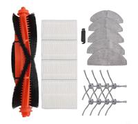 Kit de paño de repuesto para cepillo lateral de cepillo principal para Lubluelu para robot L20 Partes de aspiradora compatible con V8 Pro para un cuidado eficaz del piso