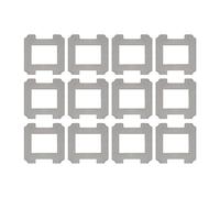 Kit de paño y almohadilla for fregona, compatible con Ecovacs WINBOT W2 OMNI/W2 PRO/W2 PRO OMNI, repuestos for limpiadores de ventanas robóticos.(12PCS)