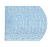 Kit de paños de fregona para Laresar Mars 01 para robot aspirador Lubluelu, almohadillas de repuesto de microfibra, paquete de 4/10 gris (paquete de 10)