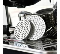 Kit de pantalla de disco de café, 3 piezas, acero inoxidable 304 de doble capa, diseñado para minimizar la canalización en aplicaciones de cabezal de grupo espresso