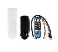 Kit de pantalla de visualización de panel de control con funda protectora de silicona para Ninebot F20 para modelos compatibles con F40 (traje blanco)