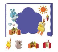 Kit de papel artesanal 3D | Escultura manual de papel 3D | Conjunto creativo interactivo para la educación principiante apasionado decoración del hogar adolescente