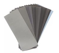 Kit de papel de lija. Papel de lija ultrafino de grano 120 a 10000, 17 tipos de granos, adecuado para lijado de metal, madera, plástico y automóviles (9 x 3,6 pulgadas17 hojas) FEIHU