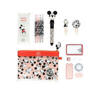 Grupo Erik Kit de papelería Disney Mickey 100 Aniversario - Estuche con Material - Pack papelería/Kit Material Escolar - Set papelería Disney - Estuche Disney