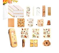 Kit de papelería infantil,Regalos para infantiles y recompensas para el aula | Kit de Papelería de Capibara,para Niño/Niña//Adolescente/Hijo/Hija/Familia/Amigo/Jardín de
