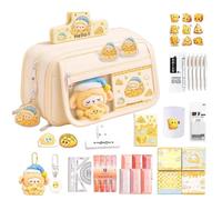Kit de papelería Lindo para bolsa organizador de lápices Tema oveja | Bolígrafos de gel de bola para estudiantes escritores coleccionistas artistas estudio trabajo casa oficina
