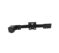 Kit De Paquete De Actuador Lineal De Mesa Deslizante, Motor Paso A Paso De 250mm-500mm, Kit De Actuador De Ranura En V De 2020, Mesa De Guía Deslizante De Movimiento(Black,250mm)