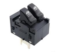 Kit de par de interruptores delanteros de ventana eléctrica compatible con Chevy Venture Olds Silhouette para Pontiac para Montana 1997-2005, material ABS negro, repuesto de ajuste directo para un
