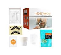 Kit de para nariz, limpieza nasal rápida y fácil con aplicadores, cuentas de ideales para depilación de nariz, orejas, barba, labios, bigote, adecuado para hombres y mujeres, 12 x 7 x 9 cm