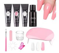 Kit de para Uñas para Principiantes - Suministros Manicura | Gel de Extensión para Uñas Poly - Para Profesionales Amantes De La Belleza Estudiantes Mujeres Niñas Madres Novias Salón En