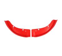 Kit de parachoques antideslizante protector de parachoques delantero divisor de labios protector lateral para Dodge Charger SRT Scat Pack 2015-2019 GT RT 2019-2021 delantero (rojo)