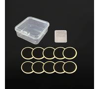Kit de parches autoadhesivos duraderos para cámara de bicicleta - Reparación de pinchazos sin pegamento para neumáticos desinflados