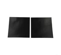 Kit de parches de reparación de revestimiento de estanque de goma butilo, 2 parches autoadhesivos de 8 x 8 pulgadas para techos de PVC EPDM, canalones seguros para peces