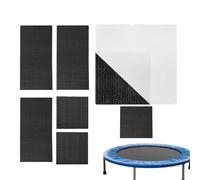 Kit De Parches De Reparación De Trampolín: Juego De Reparación De Tapetes Resistentes, Parches De Refuerzo Autoadhesivos, Material De Fijación Resistente A Desgarros | Para Uso En Jardín, Estera De Re