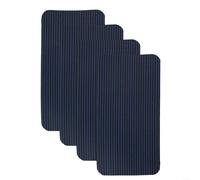 Kit de parches para cubierta de piscina, 4 parches de 4 x 8 pulgadas para reparaciones efectivas en cubiertas de seguridad (azul)