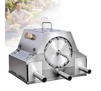 Kit de parrilla giratoria automática, parrilla de carbón sin humo con soporte for secadora, máquina de parrilla for barbacoa Kebab de 360°, 100 brochetas for barbacoa(20Skewers)