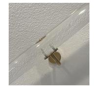 Kit de pasamanos acrílico 50700 cm transparente Lucite ajustable Barandilla para montar en la pared antideslizante para un soporte seguro en el hogar