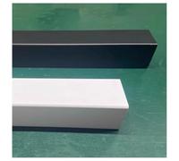 Kit de pasamanos de Escalera con iluminación LED - Pasamanos de Aluminio Cuadrado de 150 cm para escalones Interiores y Exteriores con Sensor - Lado Derecho Blanco - Mejora la Seguridad y el