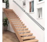 Kit de pasamanos de escalera moderno, pasamanos de escalera para interiores y exteriores, barandilla de ático de acero inoxidable para el hogar, jardín de infancia y pasillo.(250cm)