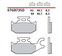 KIT DE PASTILLAS DE FRENO DELANTERO BREMBO PARA SUZUKI LT-A F REY QUAD AUTO 400