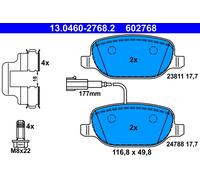 Kit De Pastillas De Freno, Freno De Disco 13.0460-2768.2 ATE Para ALFA ROMEO