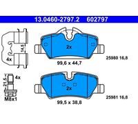 Kit de pastillas de freno, freno de disco ATE 13.0460-2797.2 para OE 34 21 6 86