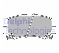 Kit de Pastillas de Freno, Freno de Disco LP1439 DELPHI para Suzuki Dr