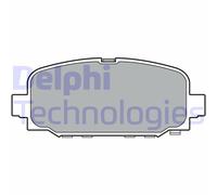 Juego de pastillas de freno DELPHI LP3398, atrás