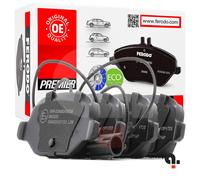 Kit De Pastillas De Freno Traseras Ferodo Para Abarth 500 595 695 1.4 Desde 2008