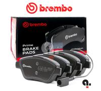 BREMBO Juego de 4 pastillas de freno para FIAT: Punto, 500, Doblo (Ref: P 23 108)