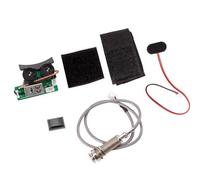 kit de pastillas para guitarra acustica De Preamplificador Integrado Para Guitarra Acústica, Pastilla Piezoeléctrica Debajo Del Sillín, Instalación Rápida Sin Soldadura