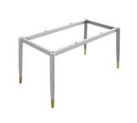 Kit de patas de metal para muebles de cocina, comedor, bases de escritorio, se adapta a tapas de madera, vidrio, mármol, incluye ventosas y tornillos, 110 cm x 55 cm x 72 cm