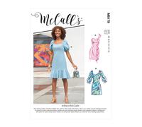 Kit de patrones de costura para vestido de corte princesa McCall's M8179A5 para se oras. C digo de dise o: M8179. Tallas 6-14.