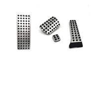 Kit de pedales para coche Compatible con Benz S Modificación Del Pedal De Acero Inoxidable Del Área De Descanso Del Freno Del Acelerador Embrague Aceleración(Four-piece set)