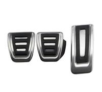 Kit de pedales para coche Compatible con Golf Pedales De Coche De Acero, Acelerador Antideslizante, Reposapiés De Freno Completo Embrague Aceleración(MT Without Rest)