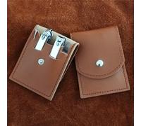 Kit de pedicura para manicura, juego de manicura cómodo de usar, resistente para viajar, lima de uñas, tijeras para uñas, cortaúñas, café plateado, 4 Uds.