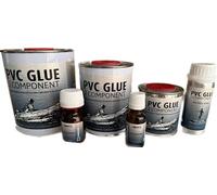 Kit de Pegamento de PVC Profesional para Reparación de Zodiac, Cola de 2 Componentes, 1L - Cola PVC y Catalizador, Fácil Aplicación (Blanco)