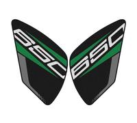 Kit De Pegatinas Antideslizantes Protectores Laterales De Depósito De Motocicleta Para Ninja650 2017 2018 2019 2020 CFCKHPTHAZ(Black)